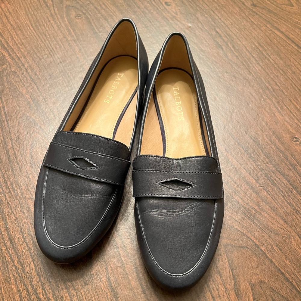 Talbots Navy Blue Flats - image 1